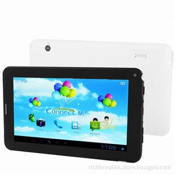 RK-10011, 7.0-inch Capacitive Tablet PCs Touch Kids Education 2G Phone, Android 4.0, 512MB, RAM, 4GB